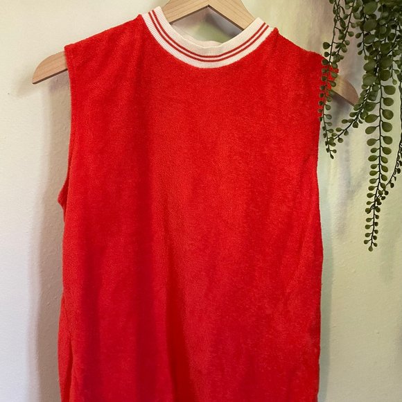 70s-Style Terry Cloth Tank - Picture 1 of 4